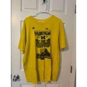 Adidas This Is Michigan University 2013 Football Season T-Shirt Sz: 2XL